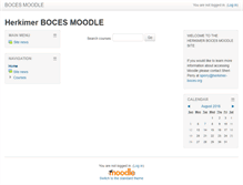 Tablet Screenshot of moodle.herkimer-boces.org